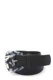 Aceate Buckle Pu Leather Belt