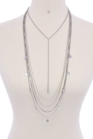 Metal Multi Chain Necklace