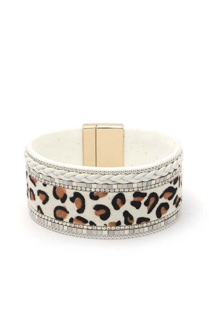 Animal Print Magnetic Bracelet