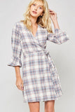 A Plaid Woven Dress