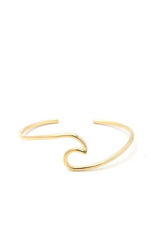 Wave Metal Cuff Bracelet