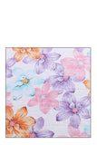 Fashion Multi Color Flower Print Chiffon Scarf