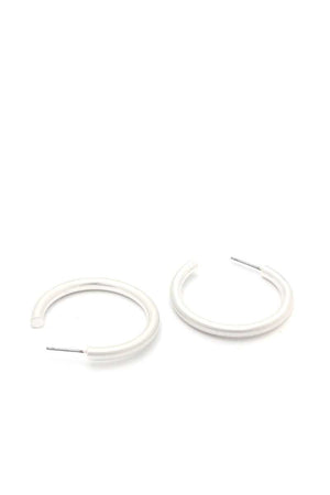 Tube Hoop Earring