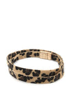 Faux Fur Animal Print Wrap Bracelet