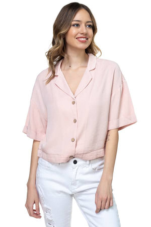 Boxy Button Down Shirt