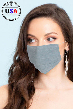 Made In Usa Unisex Fashionable, Reusable Washable, Cool Breathable Fabric Face Mask