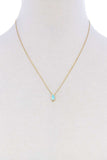 Cute Fashion Accent Brass Necklace