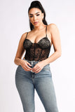 Lace Corset Bodysuit