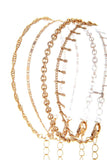 4 Layer Chic Modern Chain Bracelets