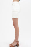 Cargo Cotton Span Mini Skirt