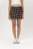 Knit Yarn Dye Plaid Skirt