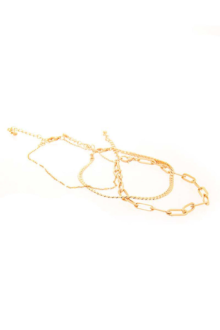 Triple Layer Chain Trendy Bracelet