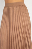 Pleated Maxi Skirt