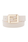 Fashion Square Letter Buckle Belt