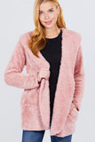 Hoodie Faux Fluffy Jacket