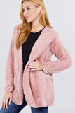 Hoodie Faux Fluffy Jacket