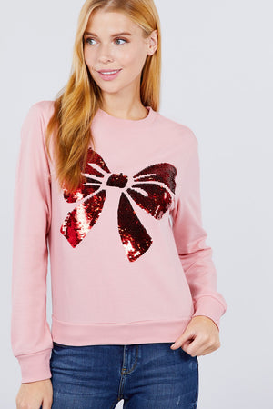 Sequins Embroidered Pullover