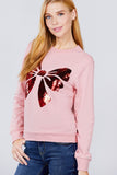 Sequins Embroidered Pullover