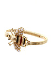 Pearl Bee Metal Bracelet