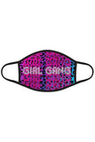 3d Sequin Fashion Graphic Printed Face Mask Unisex Adult