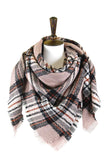 Plaid Square Blanket Scarf