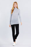 Turtle Neck Rayon Jersey Top