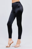 Waist Band Matt Satin Leggings