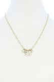 Dainty Star Lighting Bolt Charm Metal Necklace