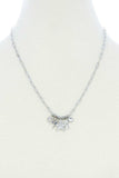 Dainty Star Lighting Bolt Charm Metal Necklace