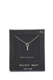 Secret Box Dainty Ring Charm Necklace