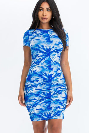 Tie-dye Printed Dress