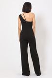 One Shoulder Jumpsuit W/ Small Opening