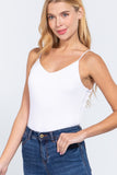 V-neck 2 Ply Cami Bodysuit