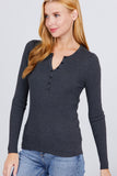 Viscose Henley Sweater