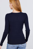 Viscose Henley Sweater