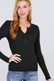 Viscose Henley Sweater