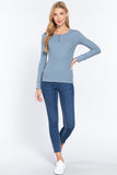 Long Slv Scoop Neck Thermal Top