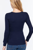 Long Slv Scoop Neck Thermal Top