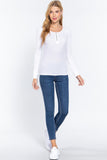 Long Slv Scoop Neck Thermal Top