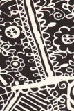 Plus Size Ornate Print Full Length Fitted Leggings With High Elastic Waist