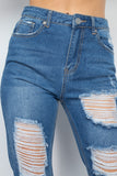 Distressed Boyfriend Jeans