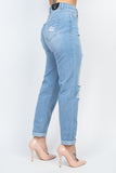 Distressed Boyfriend Jeans