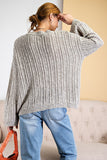 Textured Knitted Sweater