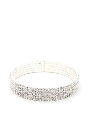 Pave Rhinestone Cuff Bracelet