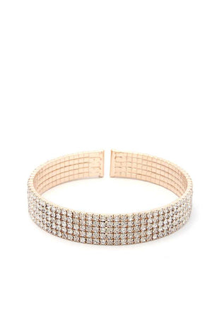 Pave Rhinestone Cuff Bracelet