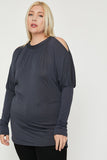 Long Sleeves Solid Top