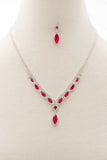 Marquise Rhinestone Necklace