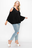 Solid Top Featuring Kimono Style Sleeves