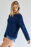 Cute Multi Color Polak Dot Sweater