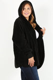 Plus Size Faux Fur Teddy Jacket